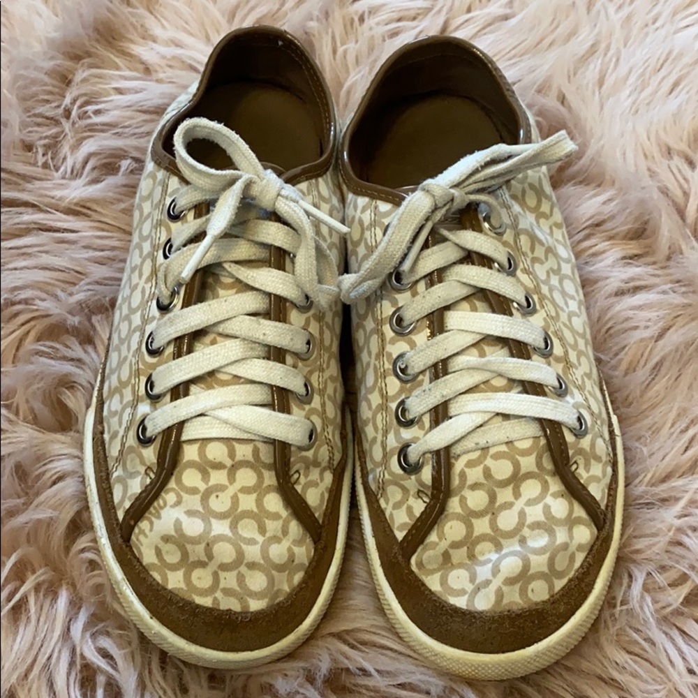 Coach Edith Sateen Op Art Signature